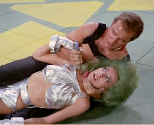 You can be Kirk and get Hot Babes! “Mr. Chekov, I know you and Miss Landon find each other fascinating, but we’re not here to conduct a field experiment in human biology.”